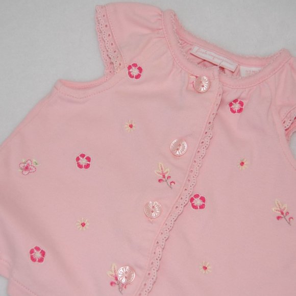 First Impressions, 0-3M Infant Baby, 100% Cotton Pink Set - Picture 12 of 13